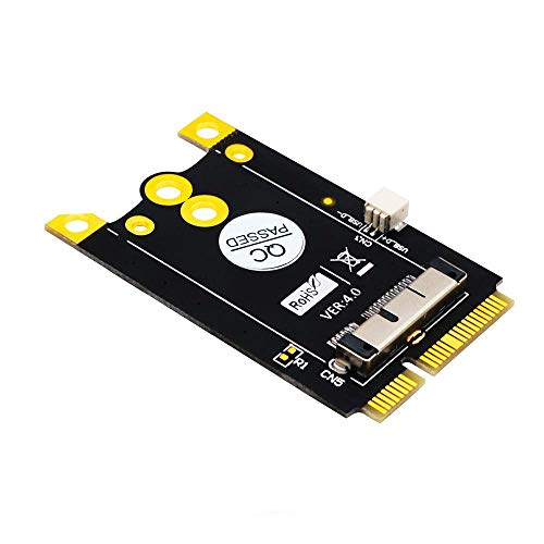 Upgrade Version Mini PCIe (mPCIe) Converter Adapter Board für Broadcom BCM943602CS BCM94360CD BCM94331 BCM94331CD BCM943224P BCM94360CSAX BCM94360CS2 WiFi und Bluetooth Karten von LeHang