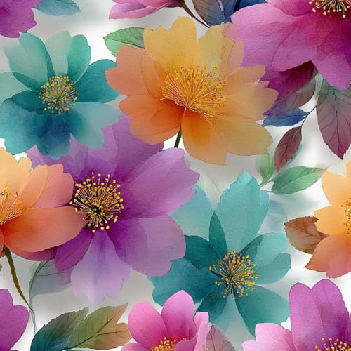 Fototapete Bunte Blumen 3D Wandtapete Selbstklebend Tapete 44x300 cm Rosa Mustertapete Wandtapete Wohnzimmer Schlafzimmer Wasserdicht Wallpaper Küche Fototapete Bunte Blumen 3D Wandtapete Selbstklebend Tapete 44x300 cm Rosa Mustertapete Wandtapete Wohnzimmer Schlafzimmer Wasserdicht Wallpaper Küche von LeIxIaO