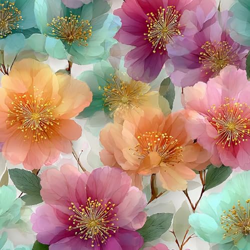 Fototapete Bunte Blumen 3D Wandtapete Selbstklebend Tapete 44x500 cm Rosa Mustertapete Wandtapete Wohnzimmer Schlafzimmer Wasserdicht Wallpaper Küche Fototapete Bunte Blumen 3D Wandtapete Selbstklebend Tapete 44x500 cm Rosa Mustertapete Wandtapete Wohnzimmer Schlafzimmer Wasserdicht Wallpaper Küche von LeIxIaO