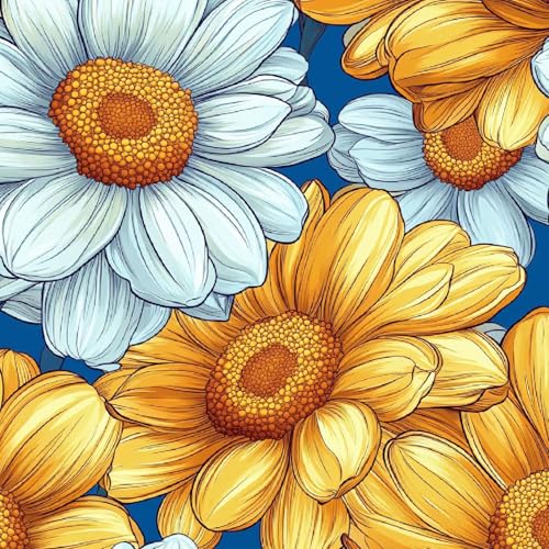 Fototapete Cartoon-Chrysantheme 3D Wandtapete Selbstklebend Tapete 44x500 cm Anlage Mustertapete Wandtapete Wohnzimmer Schlafzimmer Wasserdicht Wallpaper Küche Fototapete Cartoon-Chrysantheme 3D Wandtapete Selbstklebend Tapete 44x500 cm Anlage Mustertapete Wandtapete Wohnzimmer Schlafzimmer Wasserdicht Wallpaper Küche von LeIxIaO