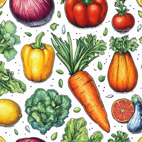 Fototapete Cartoon-Gemüse 3D Wandtapete Selbstklebend Tapete 44x200 cm Kürbis Obst Mustertapete Wandtapete Wohnzimmer Schlafzimmer Wasserdicht Wallpaper Küche Fototapete Cartoon-Gemüse 3D Wandtapete Selbstklebend Tapete 44x200 cm Kürbis Obst Mustertapete Wandtapete Wohnzimmer Schlafzimmer Wasserdicht Wallpaper Küche von LeIxIaO