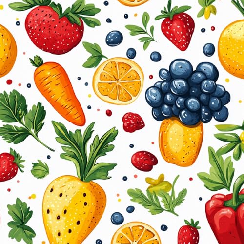 Fototapete Cartoon-Gemüse 3D Wandtapete Selbstklebend Tapete 44x300 cm Kürbis Obst Mustertapete Wandtapete Wohnzimmer Schlafzimmer Wasserdicht Wallpaper Küche Fototapete Cartoon-Gemüse 3D Wandtapete Selbstklebend Tapete 44x300 cm Kürbis Obst Mustertapete Wandtapete Wohnzimmer Schlafzimmer Wasserdicht Wallpaper Küche von LeIxIaO