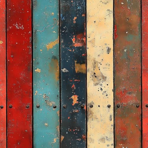 Fototapete Farbige Holzwand 3D Wandtapete Selbstklebend Tapete 44x1000 cm Retro-Graffiti Mustertapete Wandtapete Wohnzimmer Schlafzimmer Wasserdicht Wallpaper Küche Fototapete Farbige Holzwand 3D Wandtapete Selbstklebend Tapete 44x1000 cm Retro-Graffiti Mustertapete Wandtapete Wohnzimmer Schlafzimmer Wasserdicht Wallpaper Küche von LeIxIaO