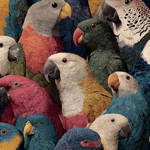 Fototapete Papagei 3D Wandtapete Selbstklebend Tapete 44x200 cm Cartoon-Vogel Mustertapete Wandtapete Wohnzimmer Schlafzimmer Wasserdicht Wallpaper Küche Fototapete Papagei 3D Wandtapete Selbstklebend Tapete 44x200 cm Cartoon-Vogel Mustertapete Wandtapete Wohnzimmer Schlafzimmer Wasserdicht Wallpaper Küche von LeIxIaO