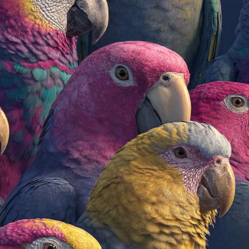 Fototapete Papagei 3D Wandtapete Selbstklebend Tapete 44x600 cm Cartoon-Vogel Mustertapete Wandtapete Wohnzimmer Schlafzimmer Wasserdicht Wallpaper Küche Fototapete Papagei 3D Wandtapete Selbstklebend Tapete 44x600 cm Cartoon-Vogel Mustertapete Wandtapete Wohnzimmer Schlafzimmer Wasserdicht Wallpaper Küche von LeIxIaO