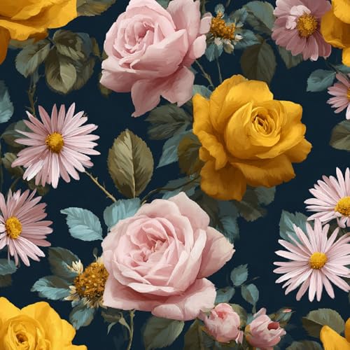 Fototapete Retro Blumen 3D Wandtapete Selbstklebend Tapete 44x1000 cm Pflanzen Blätter Mustertapete Wandtapete Wohnzimmer Schlafzimmer Wasserdicht Wallpaper Küche Fototapete Retro Blumen 3D Wandtapete Selbstklebend Tapete 44x1000 cm Pflanzen Blätter Mustertapete Wandtapete Wohnzimmer Schlafzimmer Wasserdicht Wallpaper Küche von LeIxIaO