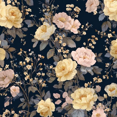 Fototapete Retro Blumen 3D Wandtapete Selbstklebend Tapete 44x1000 cm Pflanzen Blätter Mustertapete Wandtapete Wohnzimmer Schlafzimmer Wasserdicht Wallpaper Küche Fototapete Retro Blumen 3D Wandtapete Selbstklebend Tapete 44x1000 cm Pflanzen Blätter Mustertapete Wandtapete Wohnzimmer Schlafzimmer Wasserdicht Wallpaper Küche von LeIxIaO