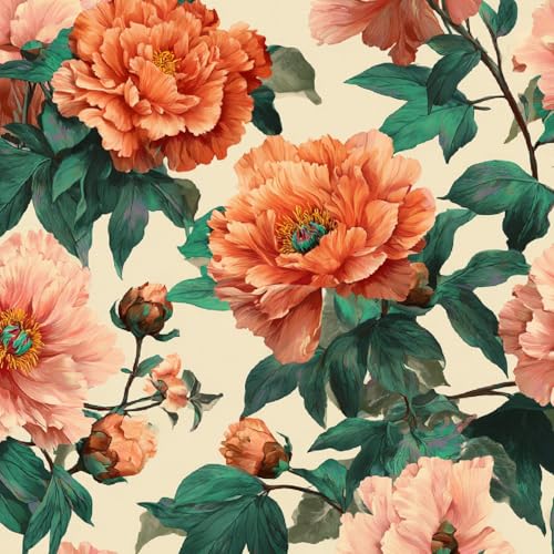 Fototapete Retro Blumen 3D Wandtapete Selbstklebend Tapete 44x200 cm Rosa Mustertapete Wandtapete Wohnzimmer Schlafzimmer Wasserdicht Wallpaper Küche Fototapete Retro Blumen 3D Wandtapete Selbstklebend Tapete 44x200 cm Rosa Mustertapete Wandtapete Wohnzimmer Schlafzimmer Wasserdicht Wallpaper Küche von LeIxIaO