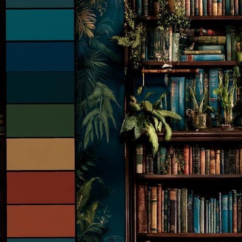 Fototapete Retro-Bücherregal 3D Wandtapete Selbstklebend Tapete 44x1000 cm Literatur Und Kunst Mustertapete Wandtapete Wohnzimmer Schlafzimmer Wasserdicht Wallpaper Küche Fototapete Retro-Bücherregal 3D Wandtapete Selbstklebend Tapete 44x1000 cm Literatur Und Kunst Mustertapete Wandtapete Wohnzimmer Schlafzimmer Wasserdicht Wallpaper Küche von LeIxIaO