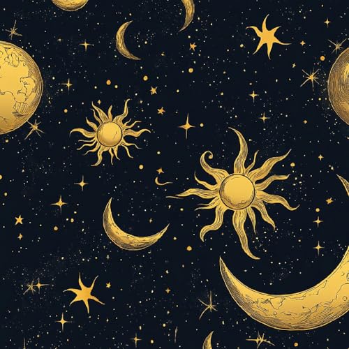 Fototapete Retro Moon 3D Wandtapete Selbstklebend Tapete 44x200 cm Zauberhafter Sternenhimmel Mustertapete Wandtapete Wohnzimmer Schlafzimmer Wasserdicht Wallpaper Küche Fototapete Retro Moon 3D Wandtapete Selbstklebend Tapete 44x200 cm Zauberhafter Sternenhimmel Mustertapete Wandtapete Wohnzimmer Schlafzimmer Wasserdicht Wallpaper Küche von LeIxIaO