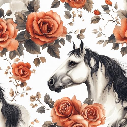 Fototapete Retro-Pferd 3D Wandtapete Selbstklebend Tapete 44x300 cm Blume Mustertapete Wandtapete Wohnzimmer Schlafzimmer Wasserdicht Wallpaper Küche Fototapete Retro-Pferd 3D Wandtapete Selbstklebend Tapete 44x300 cm Blume Mustertapete Wandtapete Wohnzimmer Schlafzimmer Wasserdicht Wallpaper Küche von LeIxIaO