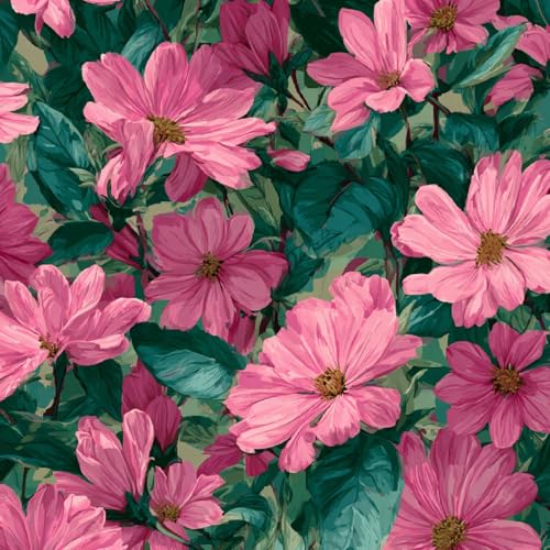 Fototapete Retro Rosa Blumen 3D Wandtapete Selbstklebend Tapete 44x1000 cm Anlage Mustertapete Wandtapete Wohnzimmer Schlafzimmer Wasserdicht Wallpaper Küche Fototapete Retro Rosa Blumen 3D Wandtapete Selbstklebend Tapete 44x1000 cm Anlage Mustertapete Wandtapete Wohnzimmer Schlafzimmer Wasserdicht Wallpaper Küche von LeIxIaO