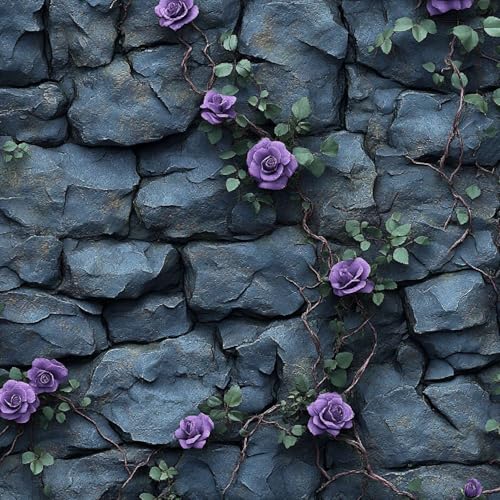 Fototapete Retro-Ziegelmauer 3D Wandtapete Selbstklebend Tapete 44x1000 cm Blume Mustertapete Wandtapete Wohnzimmer Schlafzimmer Wasserdicht Wallpaper Küche Fototapete Retro-Ziegelmauer 3D Wandtapete Selbstklebend Tapete 44x1000 cm Blume Mustertapete Wandtapete Wohnzimmer Schlafzimmer Wasserdicht Wallpaper Küche von LeIxIaO