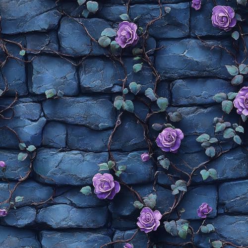 Fototapete Retro-Ziegelmauer 3D Wandtapete Selbstklebend Tapete 44x300 cm Blume Mustertapete Wandtapete Wohnzimmer Schlafzimmer Wasserdicht Wallpaper Küche Fototapete Retro-Ziegelmauer 3D Wandtapete Selbstklebend Tapete 44x300 cm Blume Mustertapete Wandtapete Wohnzimmer Schlafzimmer Wasserdicht Wallpaper Küche von LeIxIaO