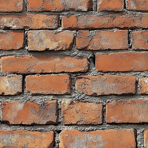 Fototapete Retro-rote Ziegelmauer 3D Wandtapete Selbstklebend Tapete 44x200 cm Ziegel Mustertapete Wandtapete Wohnzimmer Schlafzimmer Wasserdicht Wallpaper Küche Fototapete Retro-rote Ziegelmauer 3D Wandtapete Selbstklebend Tapete 44x200 cm Ziegel Mustertapete Wandtapete Wohnzimmer Schlafzimmer Wasserdicht Wallpaper Küche von LeIxIaO