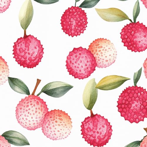 Fototapete Rosa Litschi 3D Wandtapete Selbstklebend Tapete 44x1000 cm Süß Obst Mustertapete Wandtapete Wohnzimmer Schlafzimmer Wasserdicht Wallpaper Küche Fototapete Rosa Litschi 3D Wandtapete Selbstklebend Tapete 44x1000 cm Süß Obst Mustertapete Wandtapete Wohnzimmer Schlafzimmer Wasserdicht Wallpaper Küche von LeIxIaO