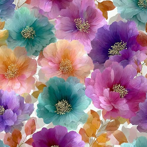 Tapete Selbstklebende Fototapete Wandpapier 44x1000 cm Bunte Blumen Dekorfolie Möbelfolie Klebefolie Rosa Kinderzimmer Mustertapete Klebetapete Wasserdicht Tapete Selbstklebende Fototapete Wandpapier 44x1000 cm Bunte Blumen Dekorfolie Möbelfolie Klebefolie Rosa Kinderzimmer Mustertapete Klebetapete Wasserdicht von LeIxIaO