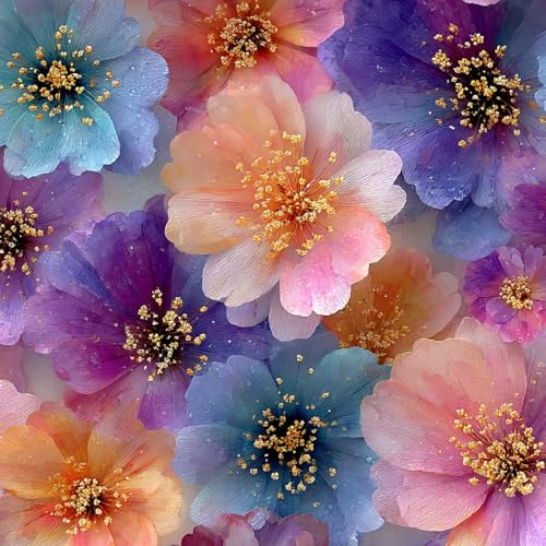 Tapete Selbstklebende Fototapete Wandpapier 44x1000 cm Bunte Blumen Dekorfolie Möbelfolie Klebefolie Rosa Kinderzimmer Mustertapete Klebetapete Wasserdicht Tapete Selbstklebende Fototapete Wandpapier 44x1000 cm Bunte Blumen Dekorfolie Möbelfolie Klebefolie Rosa Kinderzimmer Mustertapete Klebetapete Wasserdicht von LeIxIaO
