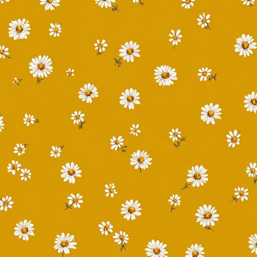 Tapete Selbstklebende Fototapete Wandpapier 44x1000 cm Kleines Gelbes Gänseblümchen Dekorfolie Möbelfolie Klebefolie Kawaii-Blumen Kinderzimmer Mustertapete Klebetapete Wasserdicht Tapete Selbstklebende Fototapete Wandpapier 44x1000 cm Kleines Gelbes Gänseblümchen Dekorfolie Möbelfolie Klebefolie Kawaii-Blumen Kinderzimmer Mustertapete Klebetapete Wasserdicht von LeIxIaO