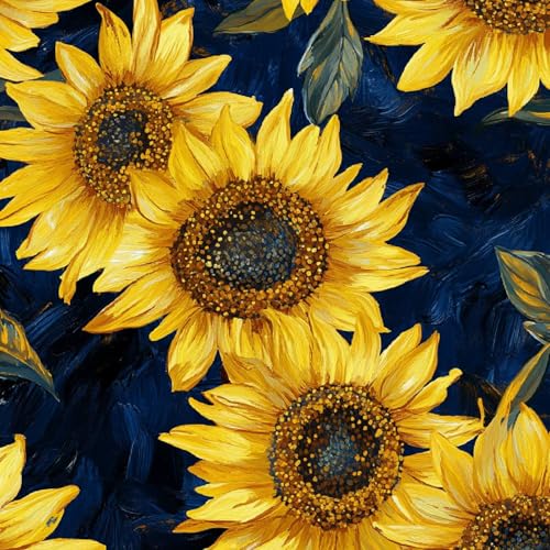 Tapete Selbstklebende Fototapete Wandpapier 44x1000 cm Retro Sonnenblumen Dekorfolie Möbelfolie Klebefolie Blumen Pflanzen Kinderzimmer Mustertapete Klebetapete Wasserdicht Tapete Selbstklebende Fototapete Wandpapier 44x1000 cm Retro Sonnenblumen Dekorfolie Möbelfolie Klebefolie Blumen Pflanzen Kinderzimmer Mustertapete Klebetapete Wasserdicht von LeIxIaO