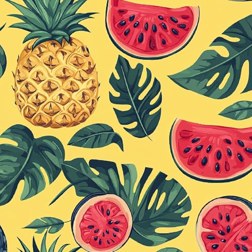 Tapete Selbstklebende Fototapete Wandpapier 44x1000 cm Tropische Früchte Dekorfolie Möbelfolie Klebefolie Cartoon-Pflanzen Kinderzimmer Mustertapete Klebetapete Wasserdicht Tapete Selbstklebende Fototapete Wandpapier 44x1000 cm Tropische Früchte Dekorfolie Möbelfolie Klebefolie Cartoon-Pflanzen Kinderzimmer Mustertapete Klebetapete Wasserdicht von LeIxIaO