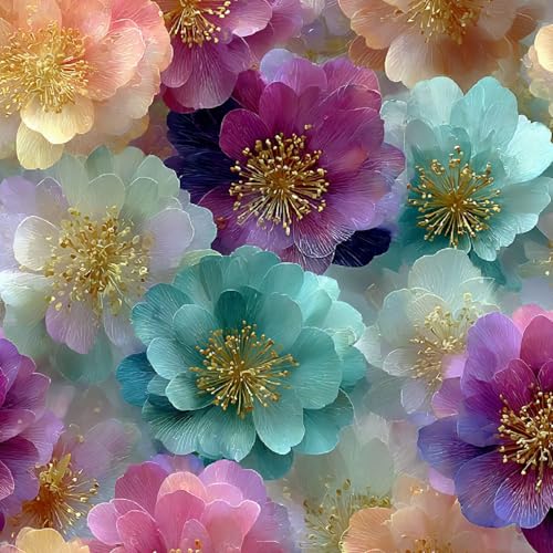 Tapete Selbstklebende Fototapete Wandpapier 44x200 cm Bunte Blumen Dekorfolie Möbelfolie Klebefolie Rosa Kinderzimmer Mustertapete Klebetapete Wasserdicht Tapete Selbstklebende Fototapete Wandpapier 44x200 cm Bunte Blumen Dekorfolie Möbelfolie Klebefolie Rosa Kinderzimmer Mustertapete Klebetapete Wasserdicht von LeIxIaO