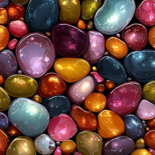 Tapete Selbstklebende Fototapete Wandpapier 44x200 cm Farbige Steine Dekorfolie Möbelfolie Klebefolie Kunst, Cartoon Kinderzimmer Mustertapete Klebetapete Wasserdicht Tapete Selbstklebende Fototapete Wandpapier 44x200 cm Farbige Steine Dekorfolie Möbelfolie Klebefolie Kunst, Cartoon Kinderzimmer Mustertapete Klebetapete Wasserdicht von LeIxIaO