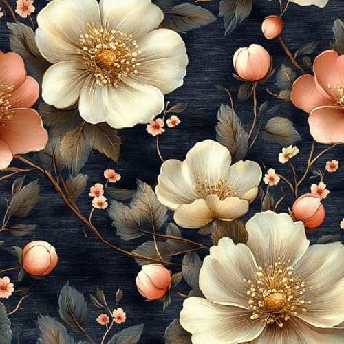 Tapete Selbstklebende Fototapete Wandpapier 44x200 cm Retro-Pfingstrose Dekorfolie Möbelfolie Klebefolie Blumen Kinderzimmer Mustertapete Klebetapete Wasserdicht Tapete Selbstklebende Fototapete Wandpapier 44x200 cm Retro-Pfingstrose Dekorfolie Möbelfolie Klebefolie Blumen Kinderzimmer Mustertapete Klebetapete Wasserdicht von LeIxIaO