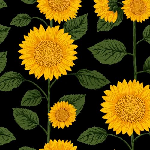 Tapete Selbstklebende Fototapete Wandpapier 44x200 cm Retro Sonnenblume Dekorfolie Möbelfolie Klebefolie Gelbe Blumen Kinderzimmer Mustertapete Klebetapete Wasserdicht Tapete Selbstklebende Fototapete Wandpapier 44x200 cm Retro Sonnenblume Dekorfolie Möbelfolie Klebefolie Gelbe Blumen Kinderzimmer Mustertapete Klebetapete Wasserdicht von LeIxIaO