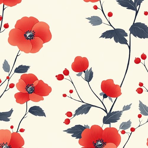 Tapete Selbstklebende Fototapete Wandpapier 44x300 cm Blume Dekorfolie Möbelfolie Klebefolie Tuschemalerei Kinderzimmer Mustertapete Klebetapete Wasserdicht Tapete Selbstklebende Fototapete Wandpapier 44x300 cm Blume Dekorfolie Möbelfolie Klebefolie Tuschemalerei Kinderzimmer Mustertapete Klebetapete Wasserdicht von LeIxIaO