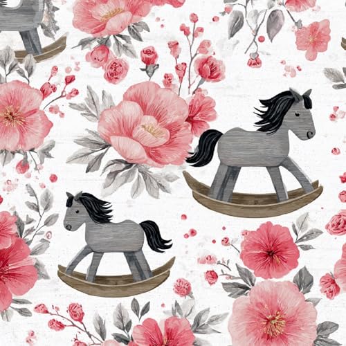 Tapete Selbstklebende Fototapete Wandpapier 44x300 cm Cartoon-Pferd Dekorfolie Möbelfolie Klebefolie Rosa Blumen Kinderzimmer Mustertapete Klebetapete Wasserdicht Tapete Selbstklebende Fototapete Wandpapier 44x300 cm Cartoon-Pferd Dekorfolie Möbelfolie Klebefolie Rosa Blumen Kinderzimmer Mustertapete Klebetapete Wasserdicht von LeIxIaO