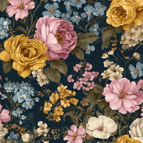 Tapete Selbstklebende Fototapete Wandpapier 44x300 cm Retro Blumen Dekorfolie Möbelfolie Klebefolie Pflanzen Blätter Kinderzimmer Mustertapete Klebetapete Wasserdicht Tapete Selbstklebende Fototapete Wandpapier 44x300 cm Retro Blumen Dekorfolie Möbelfolie Klebefolie Pflanzen Blätter Kinderzimmer Mustertapete Klebetapete Wasserdicht von LeIxIaO