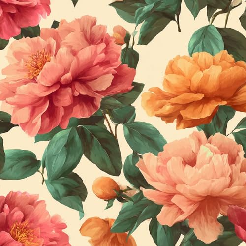 Tapete Selbstklebende Fototapete Wandpapier 44x300 cm Retro Blumen Dekorfolie Möbelfolie Klebefolie Rosa Kinderzimmer Mustertapete Klebetapete Wasserdicht Tapete Selbstklebende Fototapete Wandpapier 44x300 cm Retro Blumen Dekorfolie Möbelfolie Klebefolie Rosa Kinderzimmer Mustertapete Klebetapete Wasserdicht von LeIxIaO