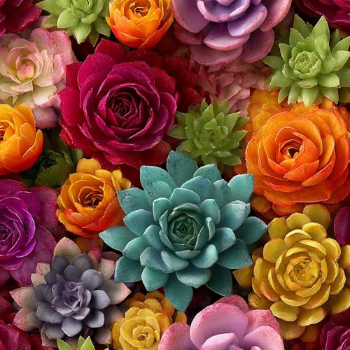 Tapete Selbstklebende Fototapete Wandpapier 44x300 cm Sukkulenten Dekorfolie Möbelfolie Klebefolie Bunte Blumen Kinderzimmer Mustertapete Klebetapete Wasserdicht Tapete Selbstklebende Fototapete Wandpapier 44x300 cm Sukkulenten Dekorfolie Möbelfolie Klebefolie Bunte Blumen Kinderzimmer Mustertapete Klebetapete Wasserdicht von LeIxIaO