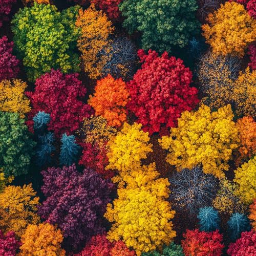 Tapete Selbstklebende Fototapete Wandpapier 44x500 cm Ahornblatt Dekorfolie Möbelfolie Klebefolie Herbstlandschaft Kinderzimmer Mustertapete Klebetapete Wasserdicht von LeIxIaO