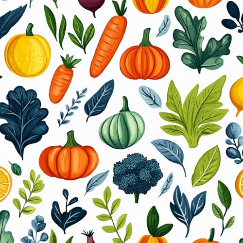 Tapete Selbstklebende Fototapete Wandpapier 44x500 cm Cartoon-Gemüse Dekorfolie Möbelfolie Klebefolie Kürbis Obst Kinderzimmer Mustertapete Klebetapete Wasserdicht Tapete Selbstklebende Fototapete Wandpapier 44x500 cm Cartoon-Gemüse Dekorfolie Möbelfolie Klebefolie Kürbis Obst Kinderzimmer Mustertapete Klebetapete Wasserdicht von LeIxIaO