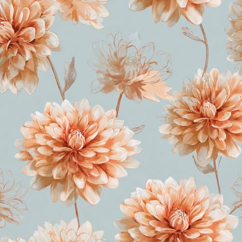 Tapete Selbstklebende Fototapete Wandpapier 44x500 cm Retro-Chrysantheme Dekorfolie Möbelfolie Klebefolie Kawaii Kinderzimmer Mustertapete Klebetapete Wasserdicht Tapete Selbstklebende Fototapete Wandpapier 44x500 cm Retro-Chrysantheme Dekorfolie Möbelfolie Klebefolie Kawaii Kinderzimmer Mustertapete Klebetapete Wasserdicht von LeIxIaO