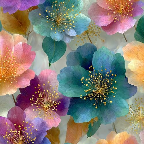 Tapete Selbstklebende Fototapete Wandpapier 44x600 cm Bunte Blumen Dekorfolie Möbelfolie Klebefolie Rosa Kinderzimmer Mustertapete Klebetapete Wasserdicht Tapete Selbstklebende Fototapete Wandpapier 44x600 cm Bunte Blumen Dekorfolie Möbelfolie Klebefolie Rosa Kinderzimmer Mustertapete Klebetapete Wasserdicht von LeIxIaO