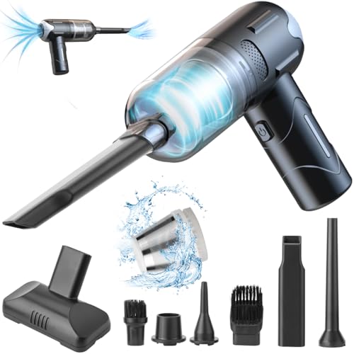 LeKaufen Handstaubsauger AKKU, Handstaubsauger Kabellos, 5 in 1 Hand Staubsauger Auto, Tischstaubsauger Handsauger Starke Saugkraft 6000Pa 120W Vacuum Cleaner für Haus Büro Küche LeKaufen Handstaubsauger AKKU, Handstaubsauger Kabellos, 5 in 1 Hand Staubsauger Auto, Tischstaubsauger Handsauger Starke Saugkraft 6000Pa 120W Vacuum Cleaner für Haus Büro Küche von LeKaufen