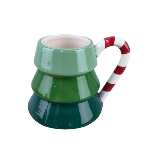 LeKing 3D-Weihnachtstasse, Keramik-Tasse mit Weihnachtscharakter, Neuartige Kaffeetasse, Keramiktasse mit Weihnachtscharakter, niedliche Tassen, Urlaubs- und Geburtstagsgeschenk von LeKing