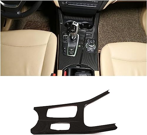 LeLeD Auto Innen Getriebe Box Panel Abdeckung Dekoration Aufkleber für die Mittelkonsole des Für BMW X3 F25 X4 F26 2011-2017,A-LHD von LeLeD