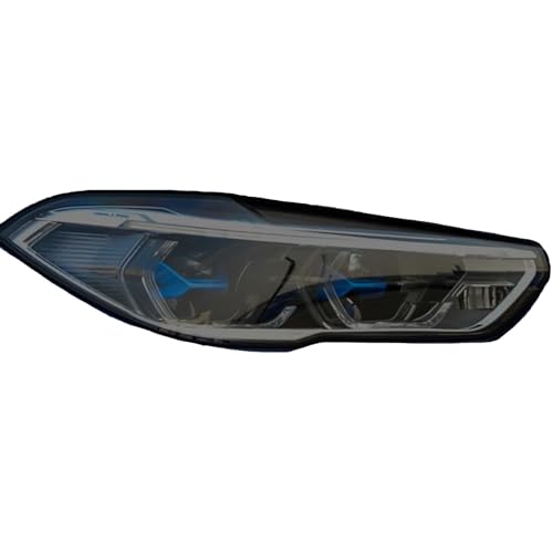 LeLeD Geeignet für BMW X5 G05 F15 M F85 2014-2023 Auto Scheinwerfer tönung Schutz Folie rücklicht TPU Aufkleber dekor Film zubehör,Blackened von LeLeD