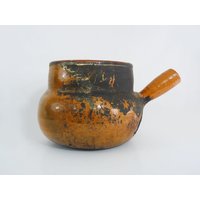 Alte Große Toupine, Glasierte Terrakotta-Keramik. Hautes Pyrenäen. Xix. Briefmarke von LeLouisShop