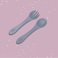 Kinderbesteck Mit Gravur Silikon, Personalisierte Geschenke Baby, Geschenk Erster Geburtstag, Taufgeschenk Kinderbesteck Mit Gravur Silikon, Personalisierte Geschenke Baby, Geschenk Erster Geburtstag, Taufgeschenk von LeMuck