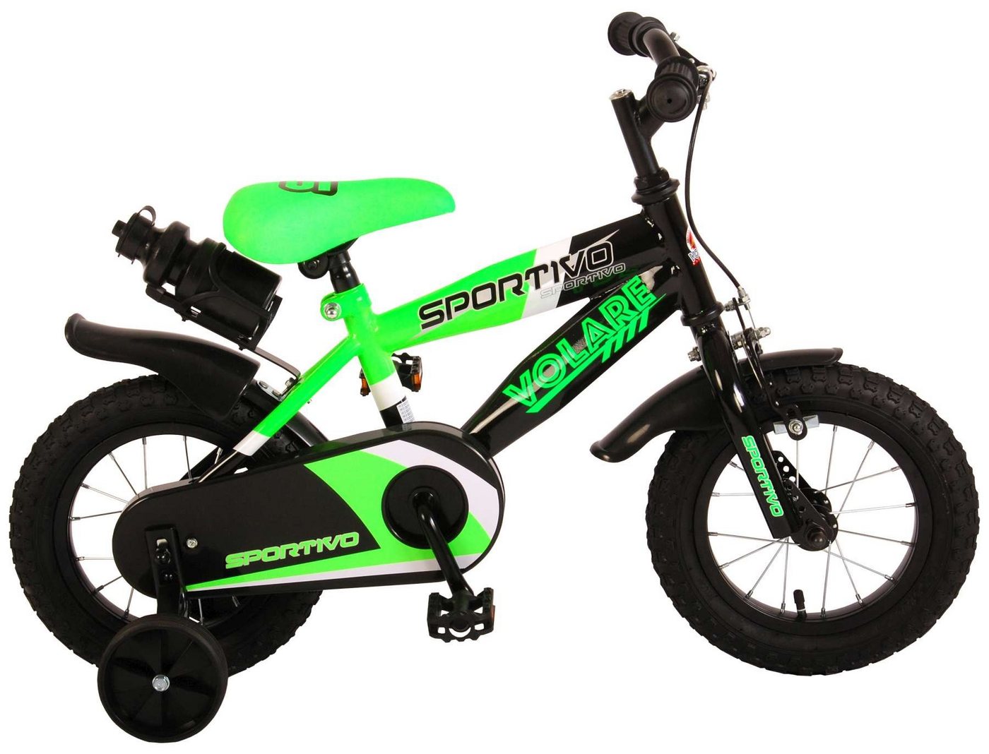 LeNoSa Kinderfahrrad Volare 12 zoll Jungen Kinderfahrrad • Alter 3 - 4,5 Jahre von LeNoSa