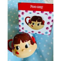 Vintage Japan Fujiya Seltene Keramik Peko Kopf Becher Tasse Mit Box Limited Edition Vintage Japan Fujiya Seltene Keramik Peko Kopf Becher Tasse Mit Box Limited Edition von LePetitCheriShop