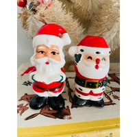 Vintage Righton Kitsch Weihnachtsmann Keramik Salz- Und Pfefferstreuer Mismatched Set Japan - Kitschmas von LePetitCheriShop