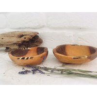 Skandi Holland 2 Tlg Set Schalen Schüsseln Hygge Dipschälchen Servierschale Holz von LePetitVillageDE