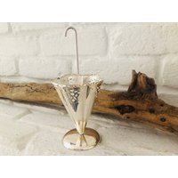 Vintage Alter Serviettenständerserviettenhalter Serviettenschirmsilber von LePetitVillageDE