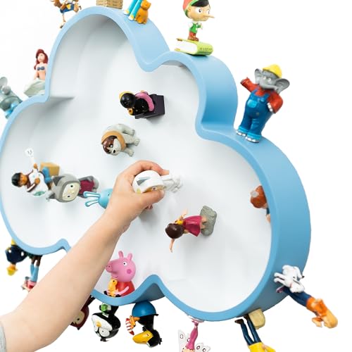 LeSoPhi I Wandregal für bis zu 100 Tonie Figuren I Wolkenform I 100% magnetisch I Ideal geeignet für Tonie Figuren der Toniebox I Regal fürs Kinderzimmer I Tonieboxregal für Mädchen und Jungen (Blau) LeSoPhi I Wandregal für bis zu 100 Tonie Figuren I Wolkenform I 100% magnetisch I Ideal geeignet für Tonie Figuren der Toniebox I Regal fürs Kinderzimmer I Tonieboxregal für Mädchen und Jungen (Blau) von LeSoPhi